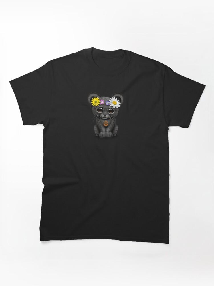 Black Panther Cute Hippie Black panther Cub Classic Unisex T-Shirt
