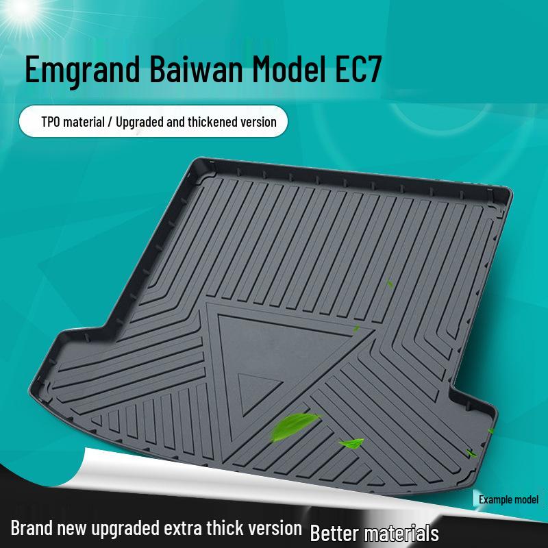 Suitable Trunk and Tailgate Mat for 21-Geely Emgrand S, New Emgrand GL, and 22-Million Model EC7 Rear Seat