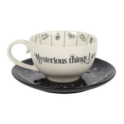 Tazza da tè in ceramica che predice la fortuna