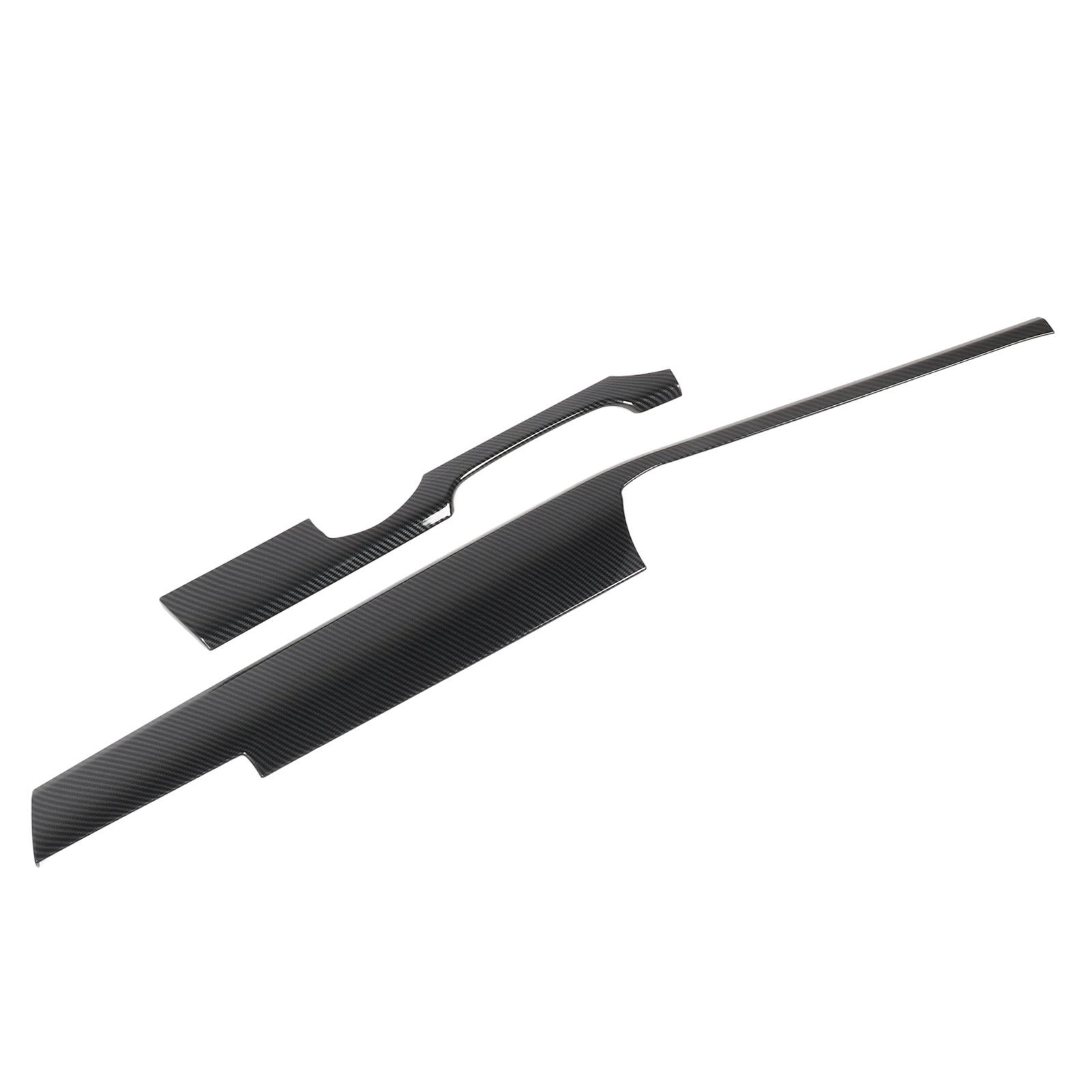 

2 шт. отделка приборной панели центральной консоли карбоновый стиль отделка приборной панели замена