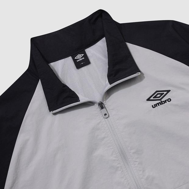 Umbro Sunshower Stand Neck Short Sleeve Anorak Gray (Uq321Cwt71)