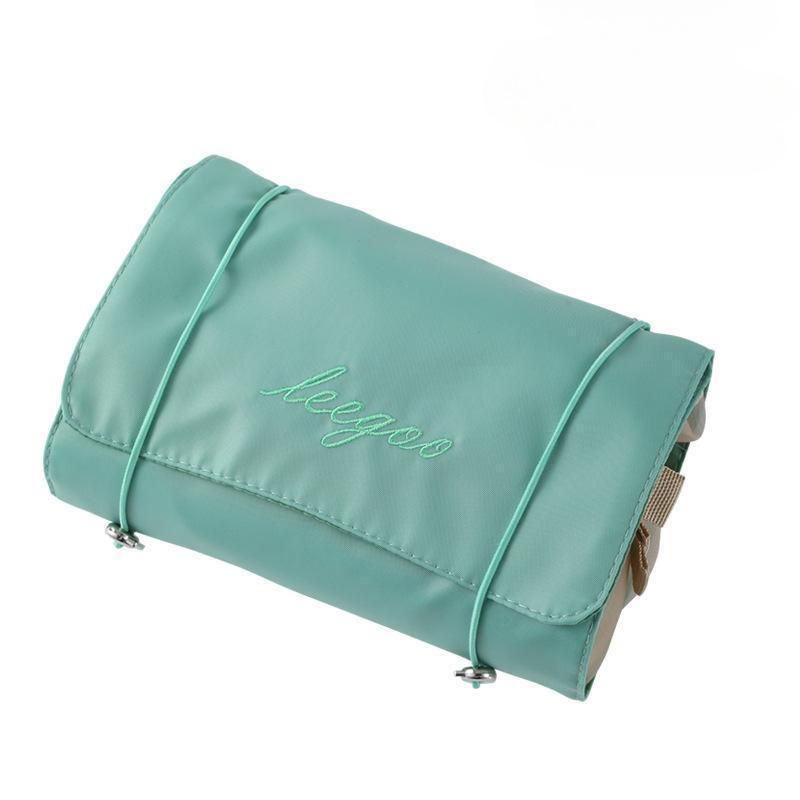 Detachable Makeup Bag Women Zipper Mesh Large Capacity Cosmetics Pouch Foldable Portable Travel Wash Storage Bag