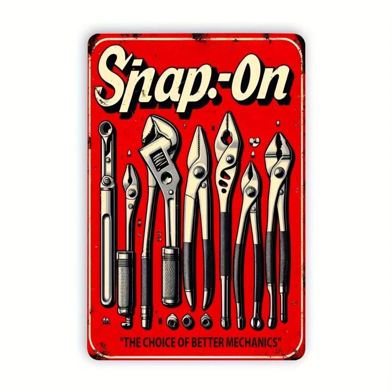 Retro Car Metal Tin Sign Vintage Garage Wall Decor