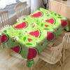 Tovaglia Rotonda in Poliestere, stampata con ananas verde brillante e foglie tropicali. Durevole, riutilizzabile e facile da pulire. Ottima decorazione per cucina, sala da pranzo