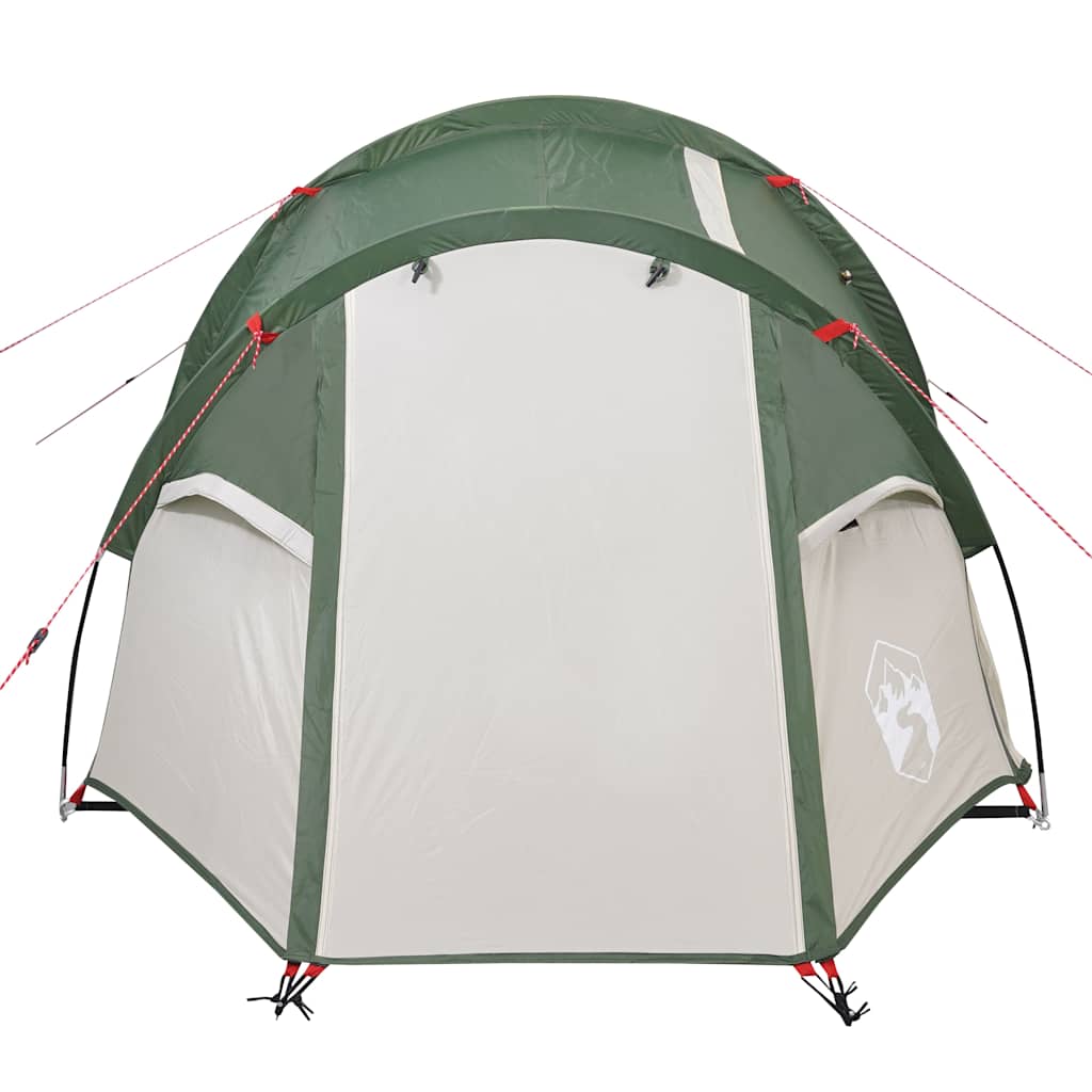 Vidaxl Tourist Tent, 3-Person, Tunnel, Green, Waterproof