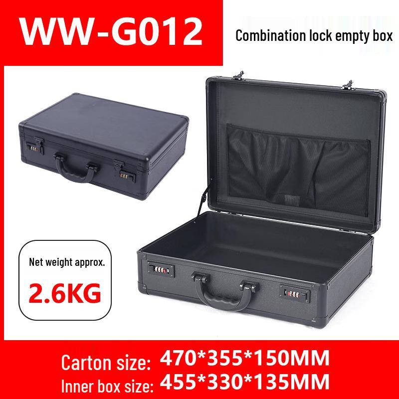Yiyayun Aluminum Alloy Portable Combination Lock Hard Case