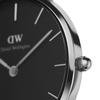 Daniel Wellington Classic Petite Sterling 32mm Women's Watch, Black, DW00100162