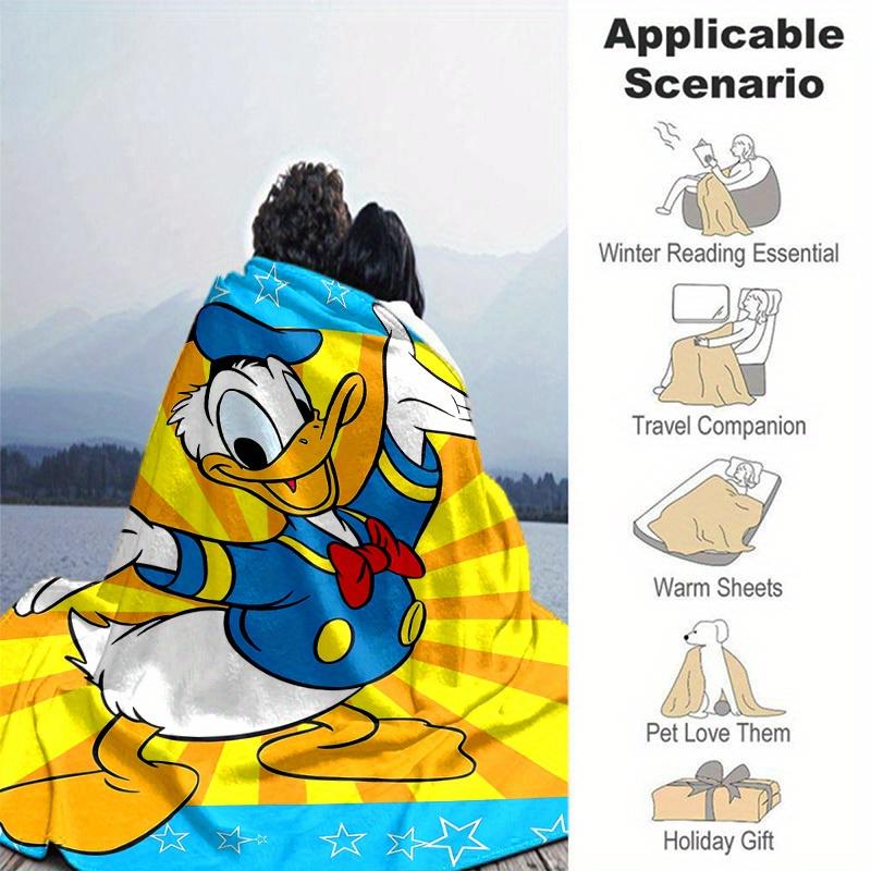 1pc, Donald Duck Throw Blanket Cozy & Soft Cover for Home Decor, Couch, Bed, Travel