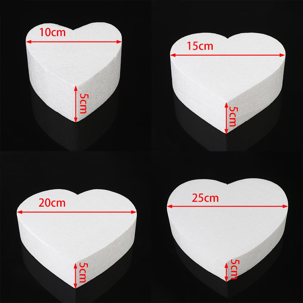 1PC 4/6/8/10Inch Multiple Shapes Cake Foam Mould Polystyrene Styrofoam Practice Cake Dummy Modeling Party Kitchen Accessories