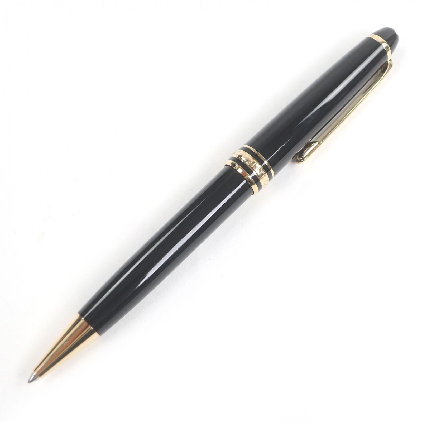 

Excellent MONTBLANC Ballpoint pen Meisterstück Classic Twist type Black gold Used