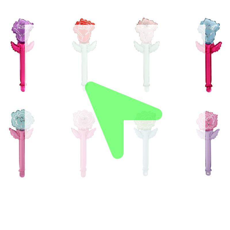 10Pcs Small Size Carnation Shaped Valentines Day Balloon Mini Rose Flower Balloons Mother's Day Baby Shower Party Decor