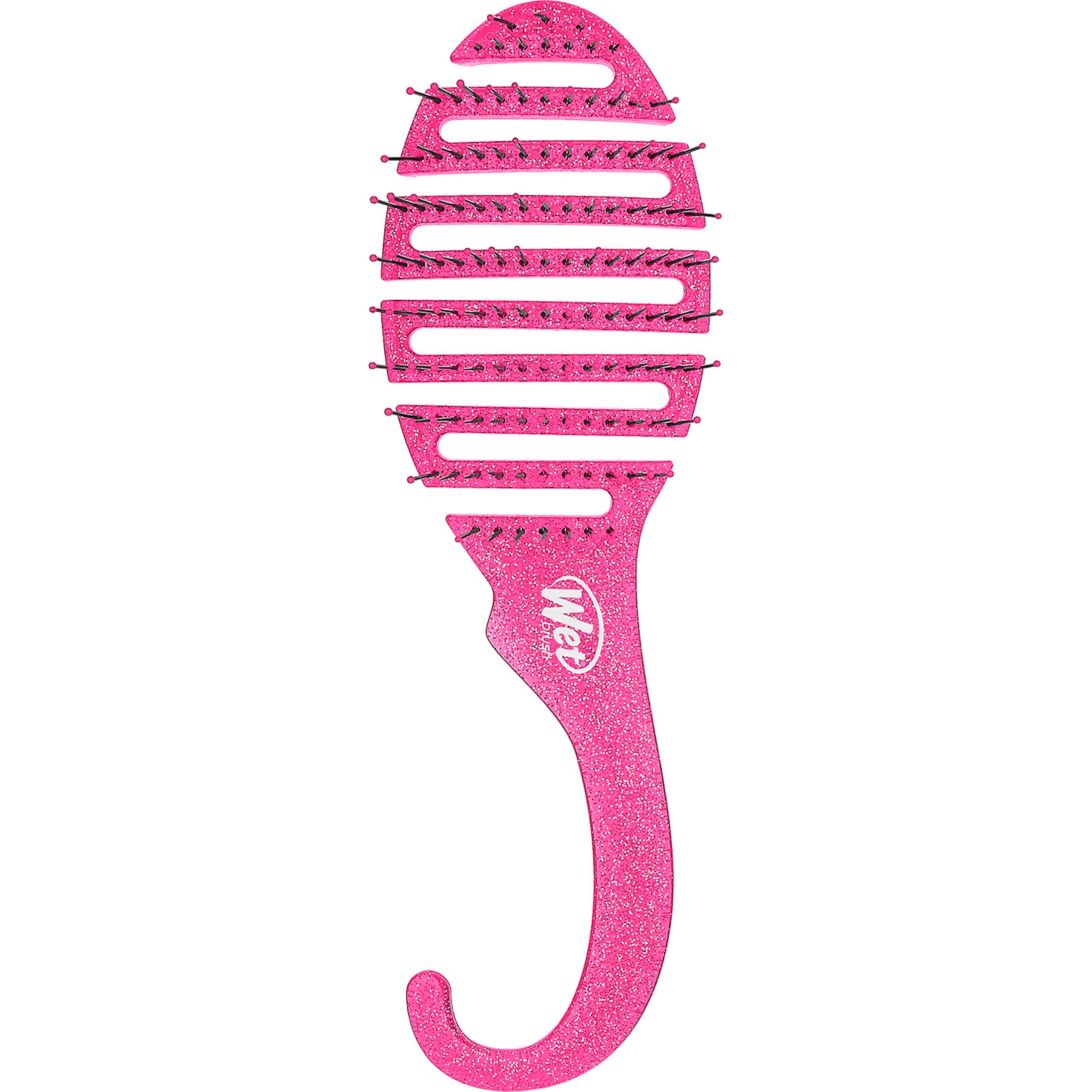 

Wet Brush Shower Detangler Glitter Pink Hair Brush (x 1)