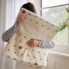 Lace Pure Cotton Quilt Twin Queen Size Bedding Single Double Bed Comforter Summer Spring Floral Print Gauze Quilted Blanket