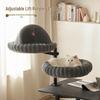 Estrutura de Escalada e Casa Giratória 360° Ajustável para Gatos Grandes - Design Compacto para Mesa