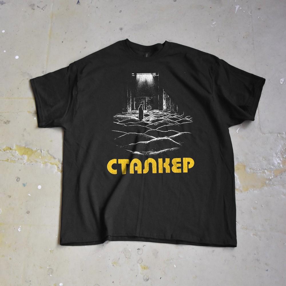 Футболка Сталкер Андрей Тарковский Культовый Фильм Футболка Советская Научная Фантастика Классика Футболка Унисекс M