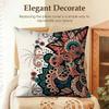 Indonesia Batik Design Cushion Cover Natural Linen Organic Fabric DoubleSided Printing Sofa Home Decor Gift Pillow Case
