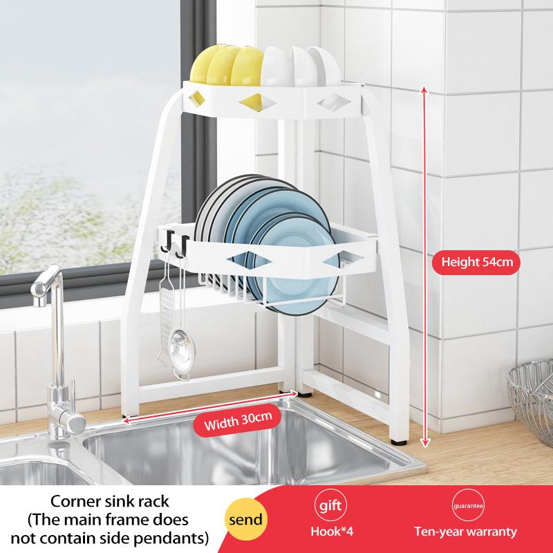 

Кухонные складные полки для хранения в углах Органайзер для кухонной мойки Держатель для разделочной доски Кухонные аксессуары