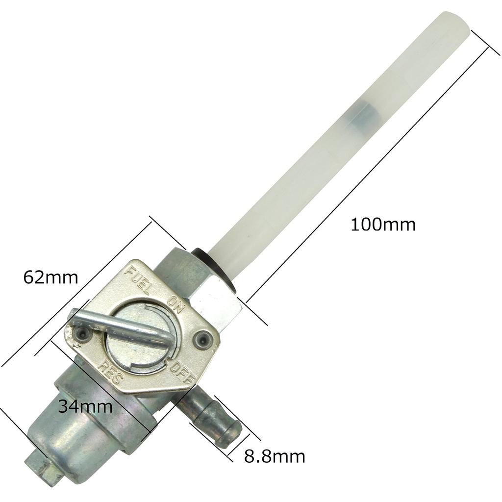 Ager Fuel Cock M0.7 inches (18 mm), P0.4 inches (1.0 mm), 8.5 - 25.5