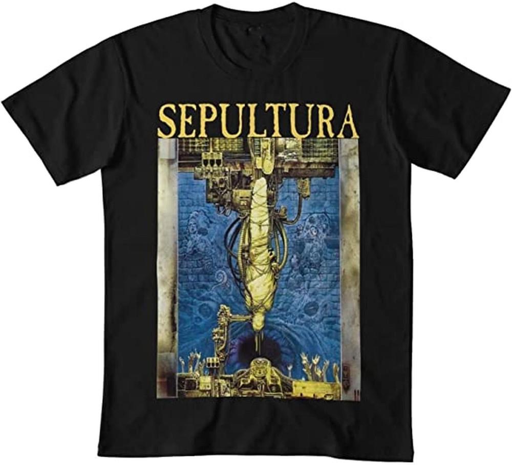 Редкая мужская футболка Sepultura Chaos AD с коротким рукавом, все размеры, унисекс, NG370 XXL