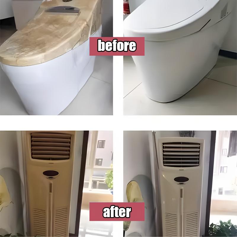 100ML Plastic Refresher Cleaner, Stain Remover for Air Conditioner Parts, Easy Application DIY Solution for Hvac Maintenance