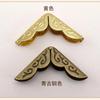 11pcs Notebook Metal-Edge Protection Bronze Decoration and TN Elastic Rubber Band for Protection Diary Accessories
