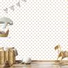 Heart Wallpaper White, Cream, Beige and Gold 50x1000