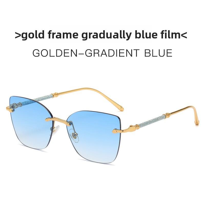 Retro Cat Eye Sunglasses For Women Uv400 Sun Protection With Green Lenses For Fashionable Outings