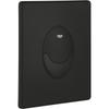 Start Flush Plate for Concealed Gd2 Cisterns, Water-Saving, Dual Flush with Start-and-Stop Activation, Matt Black Easy to Install 3 389642430