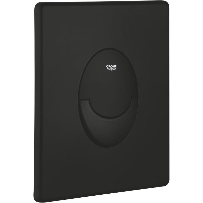 Start Flush Plate for Concealed Gd2 Cisterns, Water-Saving, Dual Flush with Start-and-Stop Activation, Matt Black Easy to Install 3 389642430