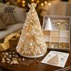 Handmade Gift for Craft Lovers DIY Beaded Tree Kit Adults, Christmas Bead Kit, Beginner Friendly Set 3D Ornament Holiday Tabletop Mantel Decoration