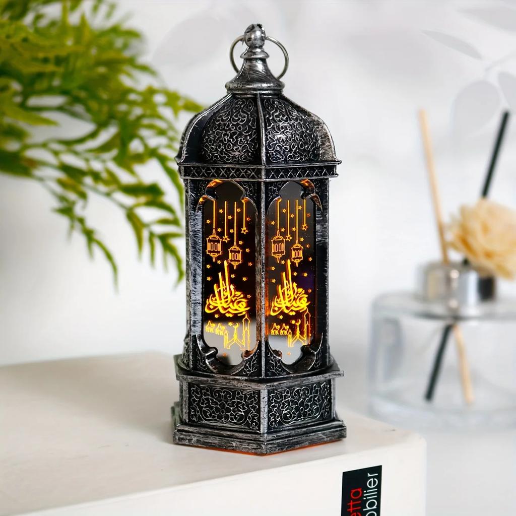 Ramadan Decoration Lantern Light 2024 Islamic Muslim Festival Party LED Lantern Ramadan Kareem Decorations for Home Accessories