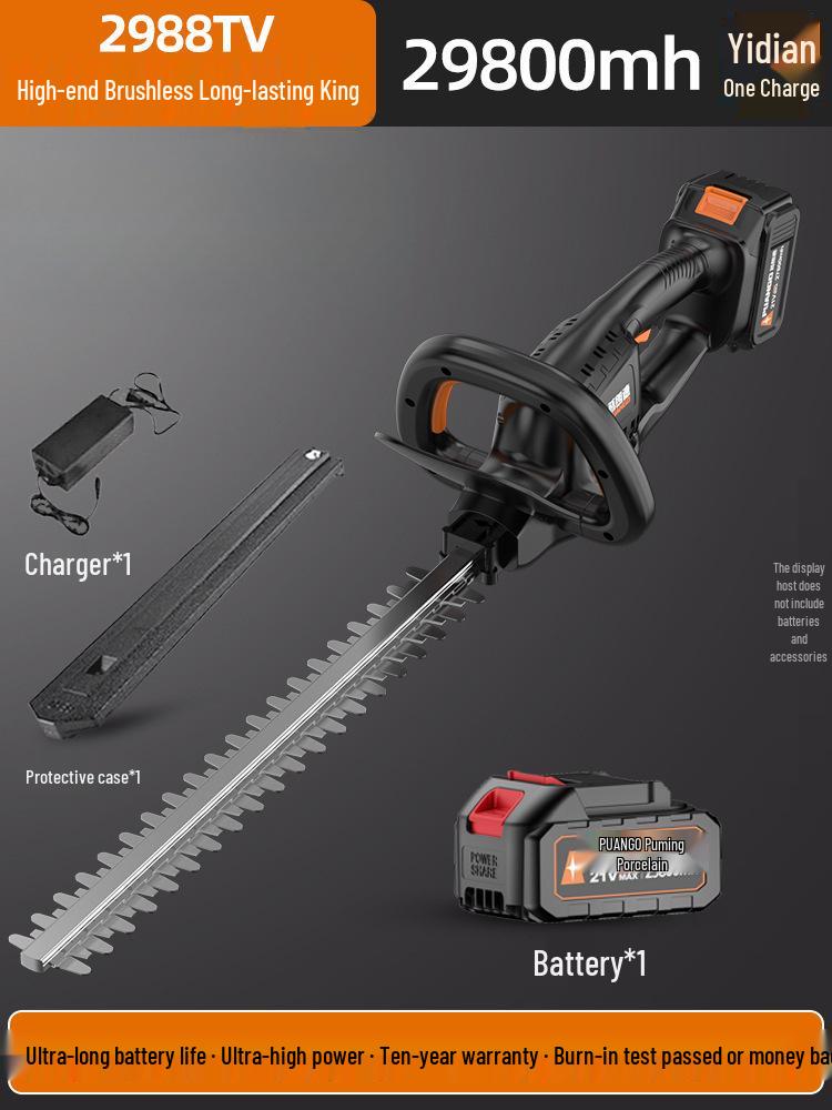 Rechargeable Electric Hedge & Tree Pruner: Garden Shears & Branch Scissors