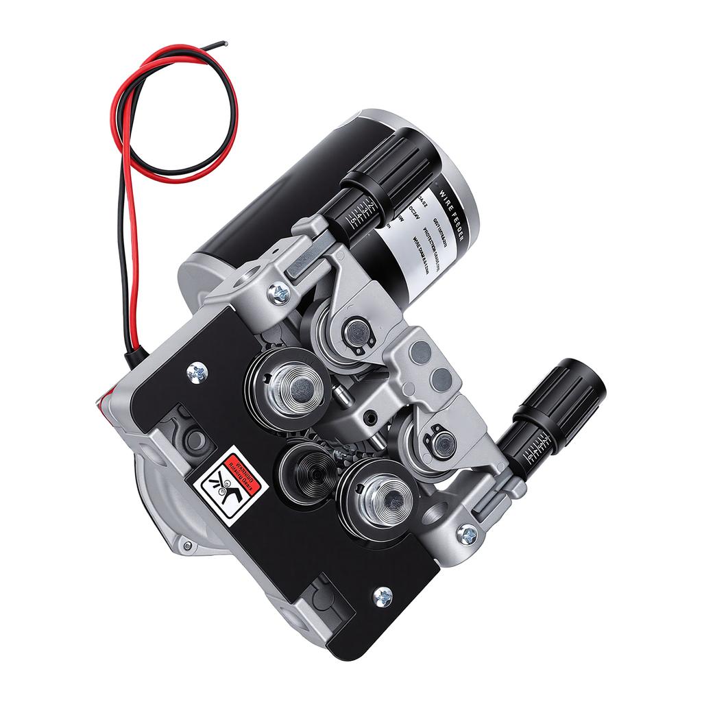 4-Rollen-Drahtvorschubmotor 15 kg MIG MAG Schweißgerät Drahtvorschub 70W 2 18m/min Geschwindigkeit Linke Seitenmontage 30x10x12mm Rollen für 0,8