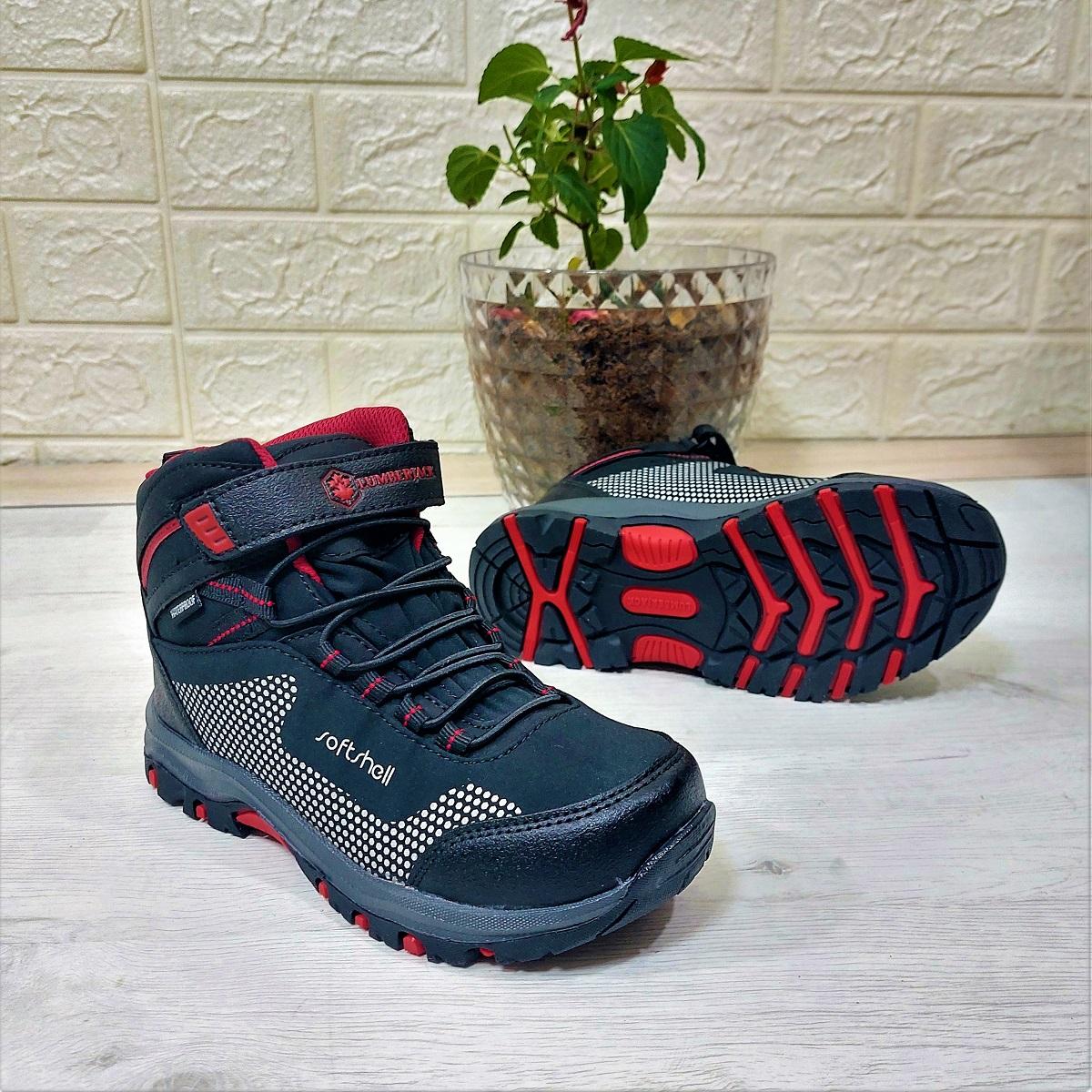 

Lumberjack Fuller Hi Black Waterproof Softshell Kids Boots 32 чорний