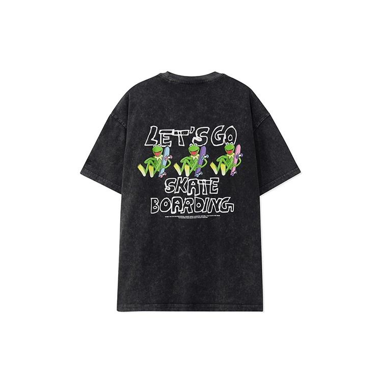 Li-Ning x Disney Muppets Graphic T-shirt Black Men s AHSR839-3 L