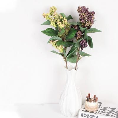 3 Stück 56cm Hängender Spray Vereiste Künstliche Beerenpicks Falsche Beerenstiele Herbstliche Blumenauswahl für Kranz Erntedankdekoration
