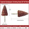 Sanding & Polishing Kit: Handle with Flap Wheel, Disc Sandpaper, Metal Polishing Wheel, Small Conical Flap Head