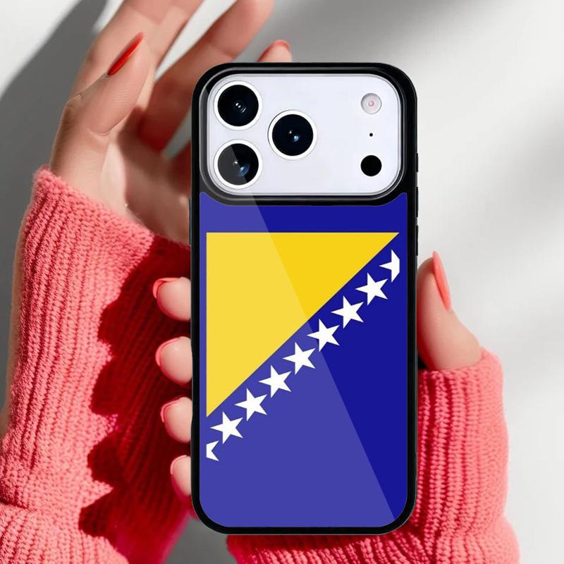 Bosnien und Herzegowina Reisepass weiche Handyhülle für iPhone 17 16 15 14 13 Pro Max Rückabdeckung für 12 11 Pro Hülle