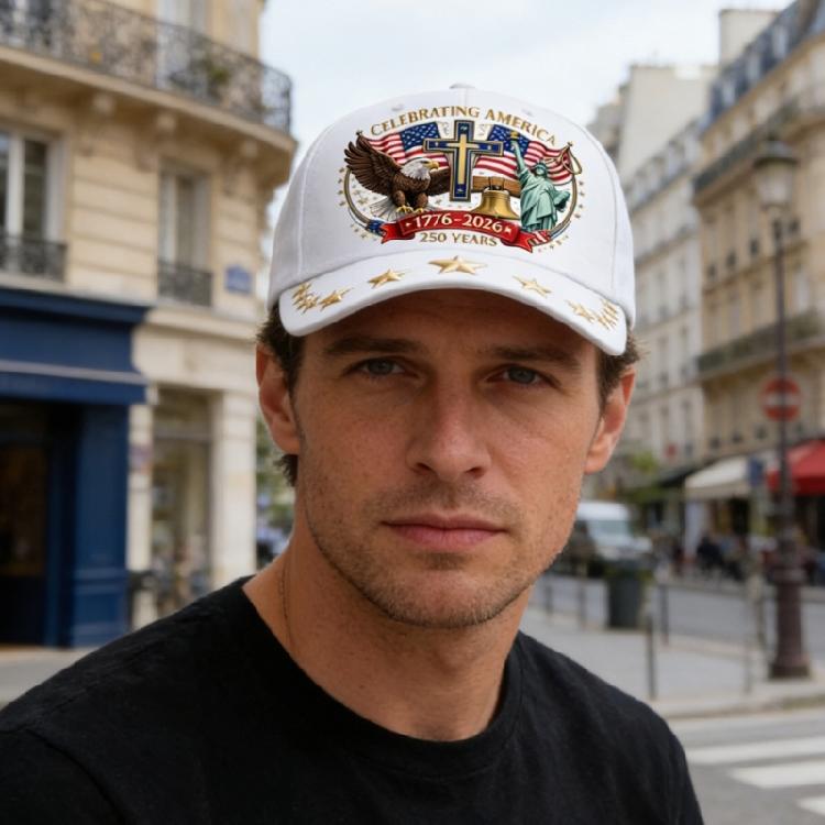 Outdoor Baseball Cap Presenting 3D Statue Of Liberty Detail In Cotton 250th Anniversary Baseball Cap Adjustable Fit