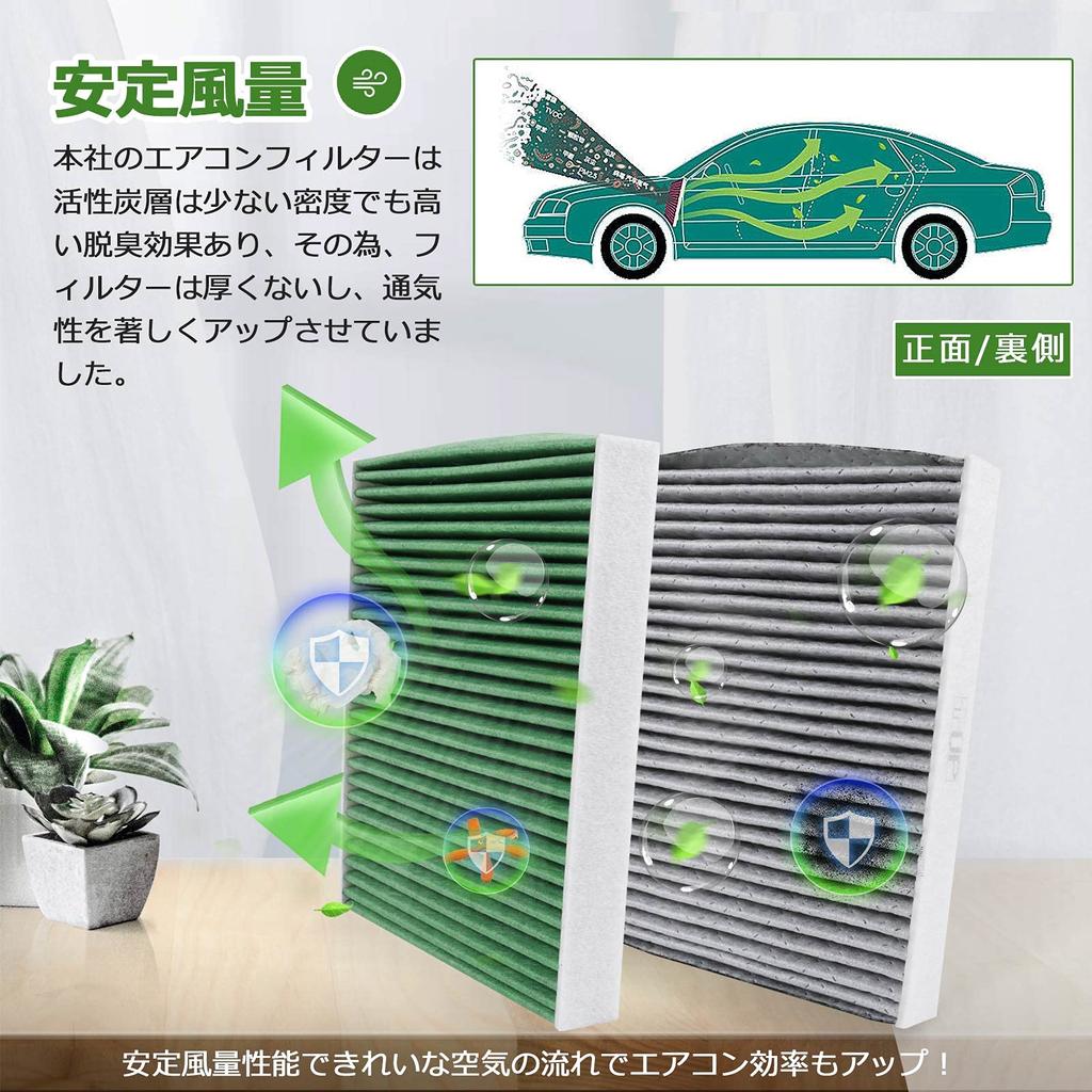 AUTO SPEC Air Conditioner Filter for Toyota New RAV4 2019 and RAV4 Car Air Special High Dust Activated Pollen Exhaust Gas DCC1014 (50 Series, Later),