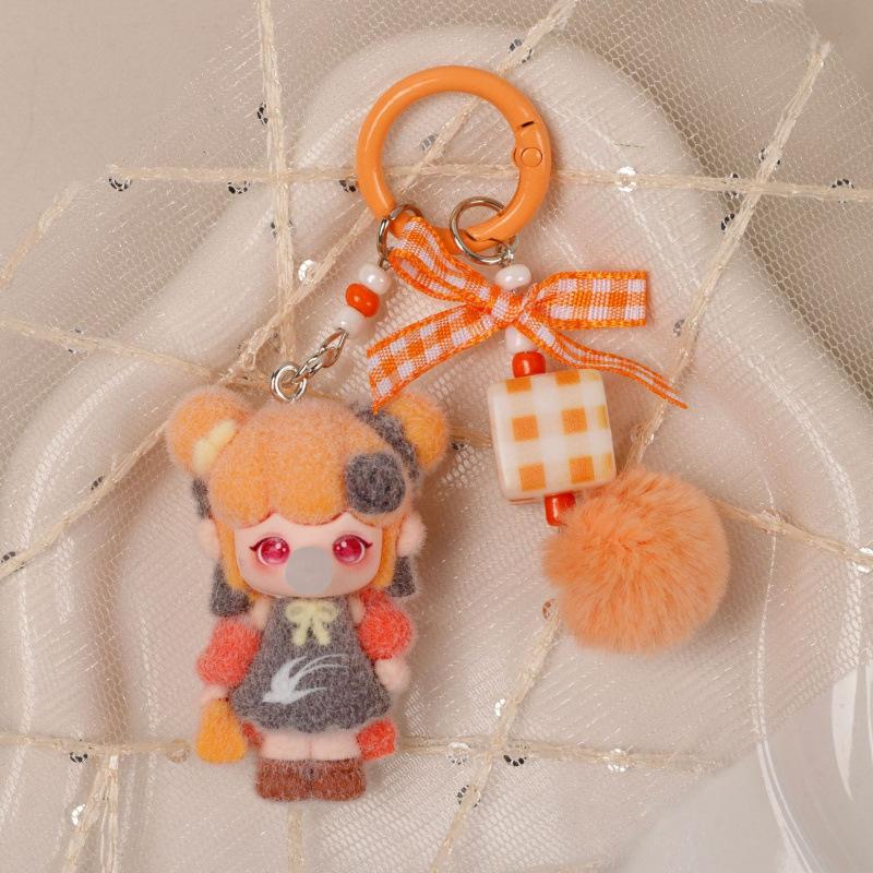 Söt Docka Söt Docka Tecknad Nyckelring Docka Student Skolväska Hängande Trend Nyckelring