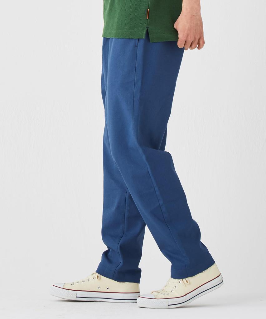 [CLIFMEYER] Chef Pants, Long Length, 3-Star Mesh Twill, Men's, Small, Blue