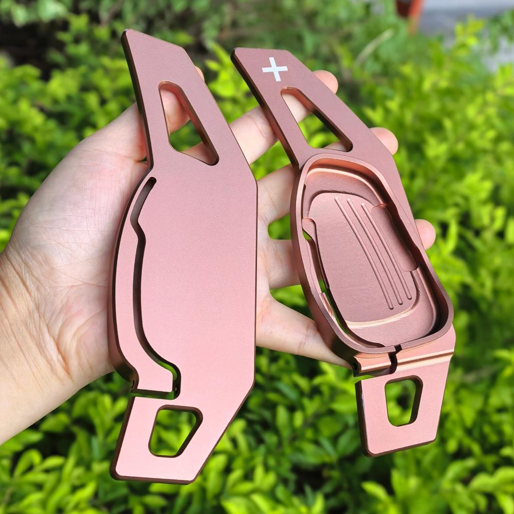 

2pc For Cupra Seat Formentor Cupra Ateca Leon Sportstoure Wheel Shifter Paddle Car Steering Wheel Paddle Shifter Extension Shift коричневий
