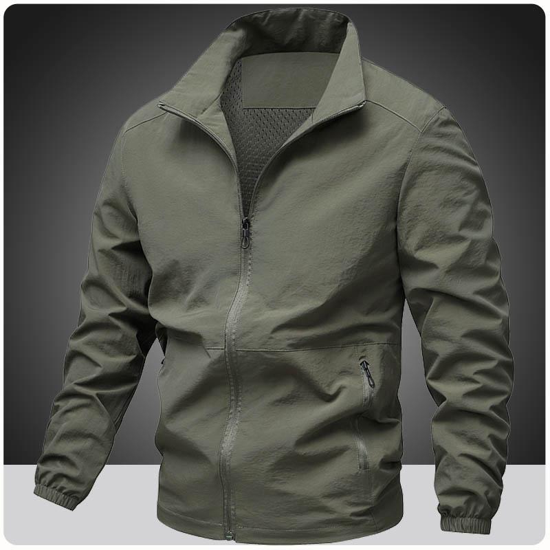 Spring Lightweight Varsity Jacket Men Summer Windbreaker Bomber Jacket Outdoor Gym Jogger Sport Hiking Running Coat Men Clothing S