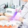 5W UV-LED-Nagellampe, Weiß, Flexibler Arm und Verstellbare Klemme, Gel-Nagelhärtungslicht für Salon und Heimgebrauch