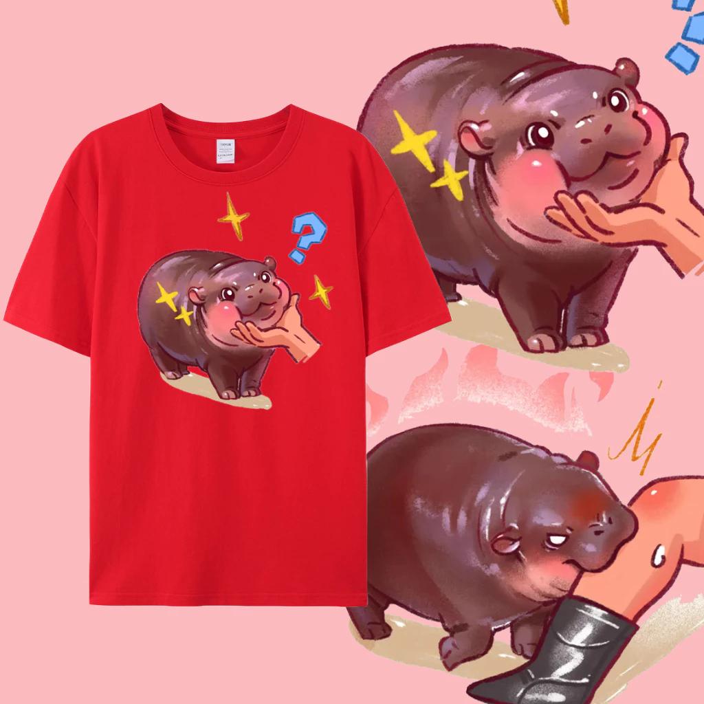 Moo Deng крошечный малыш бегемотик звезда Таиланд милый карликовый бегемот унисекс — фото 4
