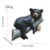 Black Bear Cub Statue Cub Napping & Hanging Out Faces Figurine Resin Funny Baby Bear Statue Black Bear Cub Tree-Mounted Ornament