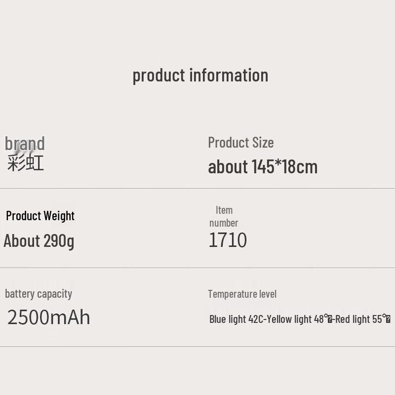 Rainbow Graphene Heated Scarf