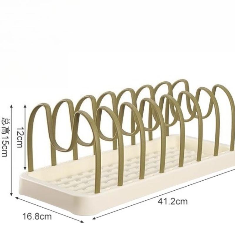 Household Detachable Bowl Rack Multifunctional Bowl and Dish Plate Cutlery Storage Shelf Kitchen Pot Storage Rack Pot Lid Racks