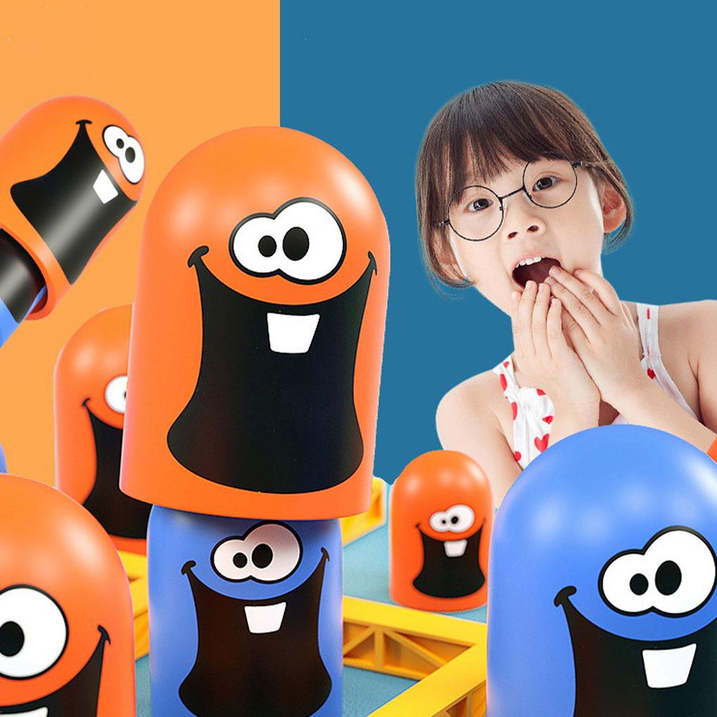 Exciting And Educational Toy Gobble Board Game For Kids Tic-tac-toe Game Small Big Friends